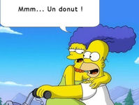 Homer et les donuts