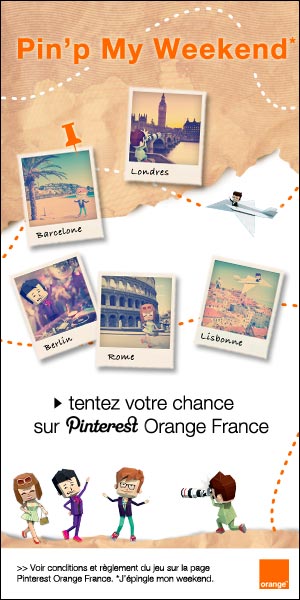 Tentez votre chance sur Pinterest Orange France