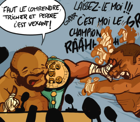cartoon-Mormeck regagne le titre WBA- WBC