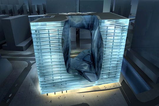 cube de verre
