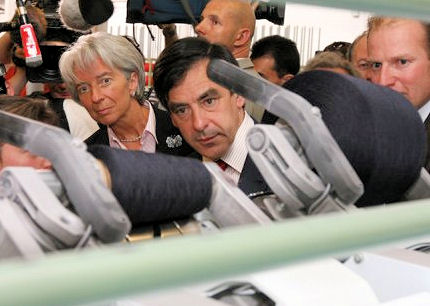 Christine Lagarde et François Fillon