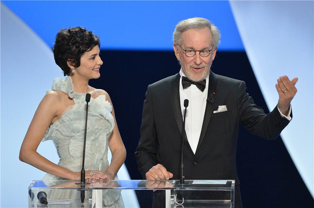 Audrey Tautou et Steven Spielberg