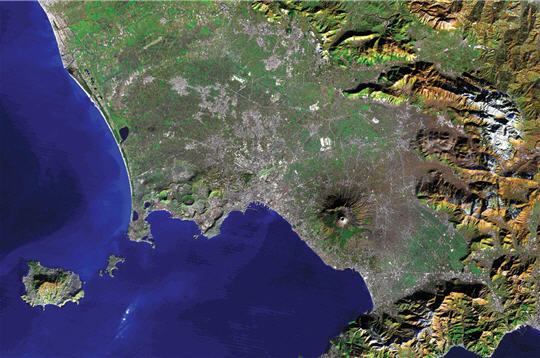 Le Vésuve et la baie de Naples