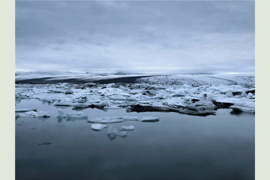 icebergs, islande