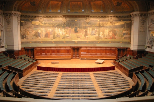 Le grand amphithéâtre de la Sorbonne