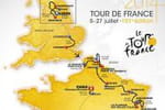 La carte du Tour 2014