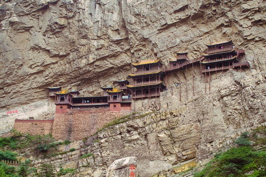 le monastère suspendu de hengshan
