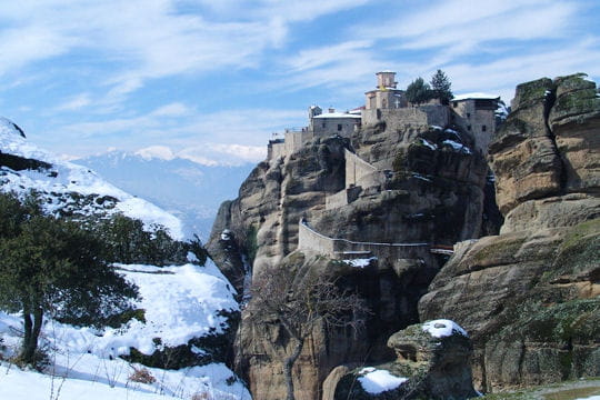 les monastères des météores en grèce