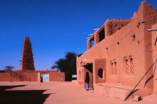 le centre historique d'agadez au niger