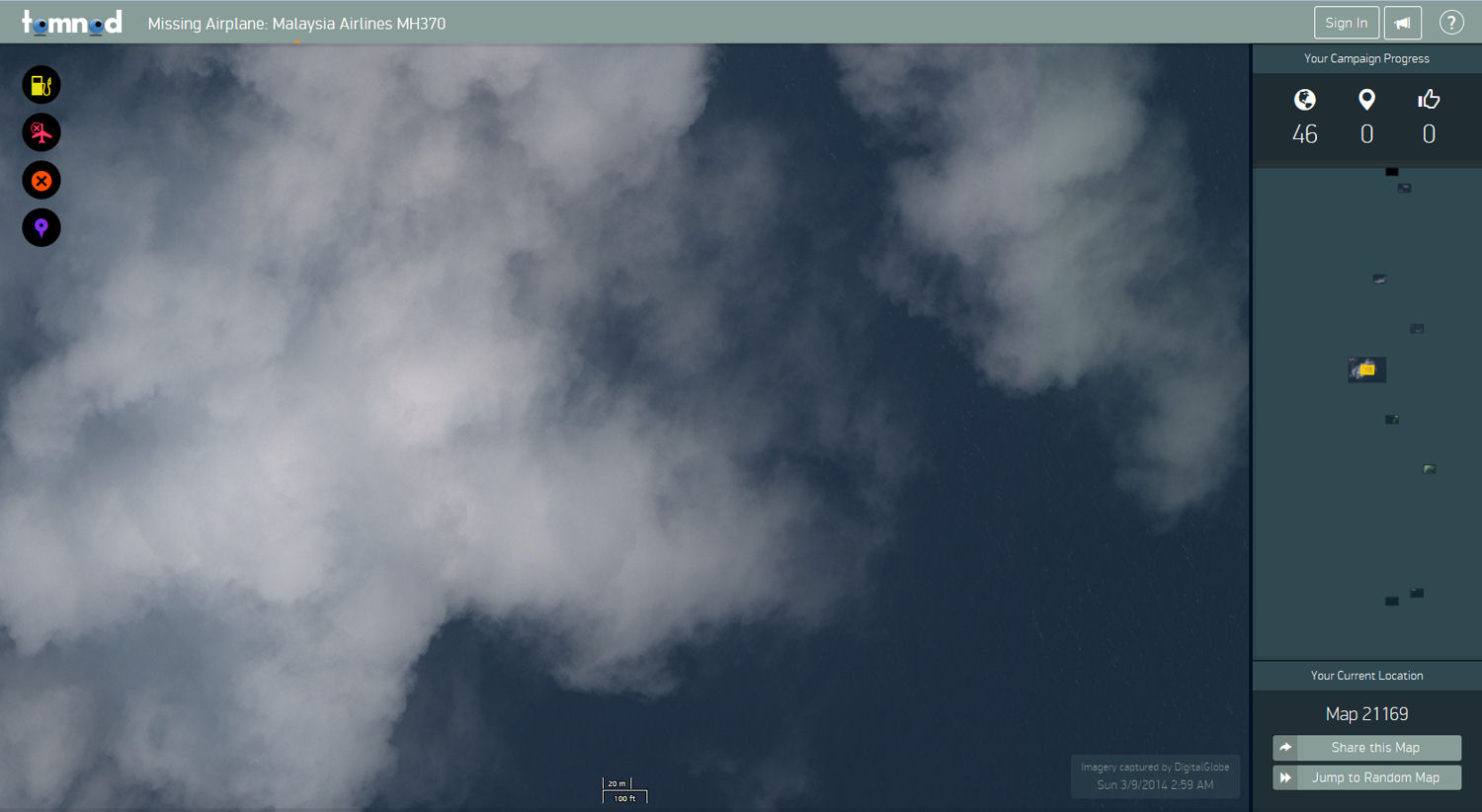 Tomnod - Vlucht MH370